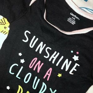 0-3 month short sleeve onesie